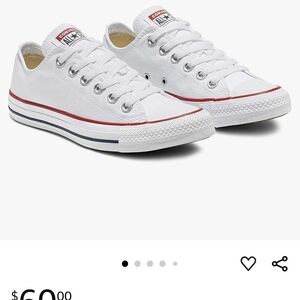 Converse White Low-Top Sneakers